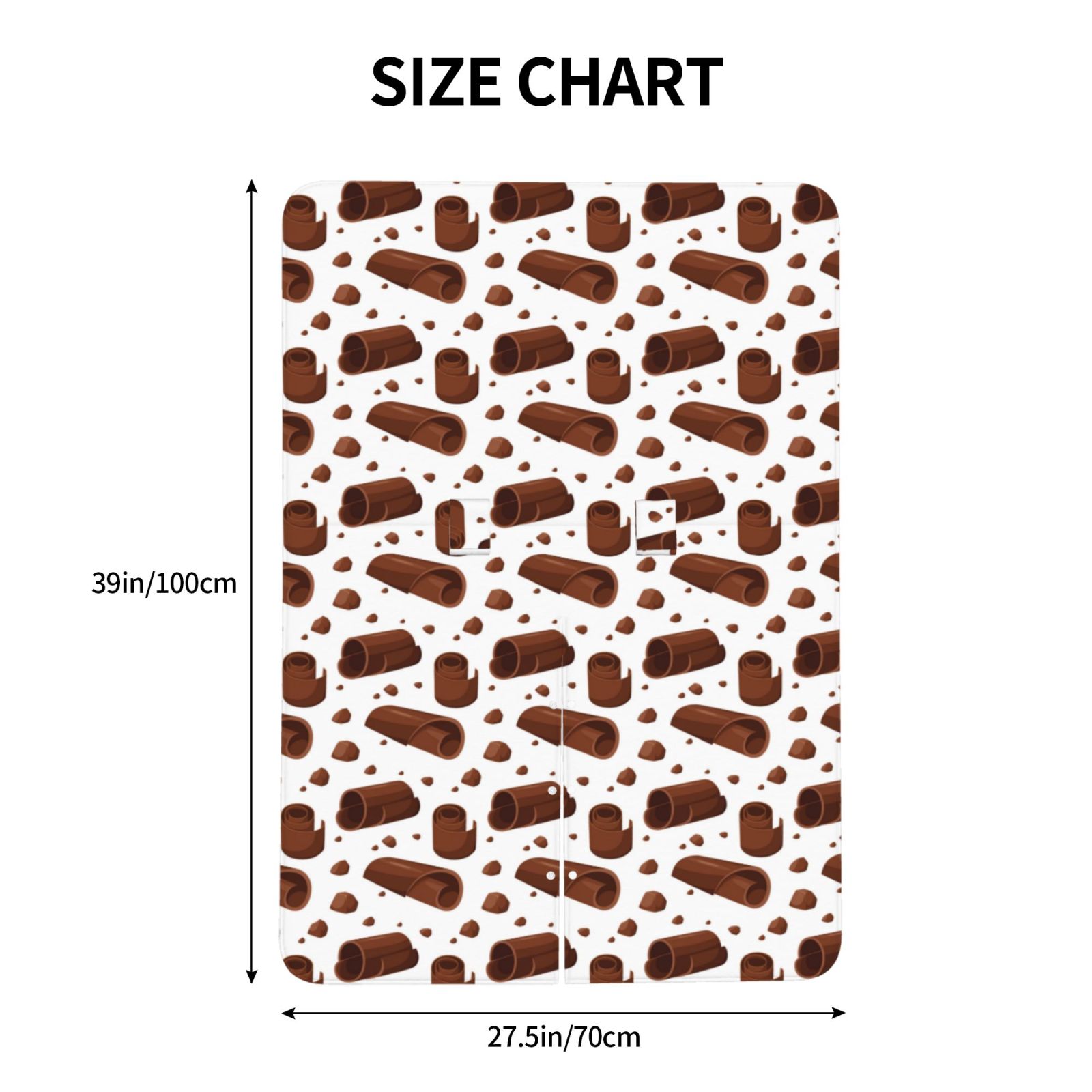 Car Seat Cover Baby - Chocolate Pattern No.9042 Breathable Infant Car Seat Cover for Baby Carseat, Lightweight Comfort Baby Essentials Must Haves Newborn Stuff for Girl Boy