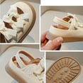 thumbnail image 6 of Viluyesy Girls' Bow and Pearl Half Sandals Princess-Style Casual Summer Sandals for Toddlers and Kids White Size 2, 6 of 10
