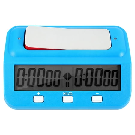 

Chess Basic Digital Chess Clock and Game Timer Accurate Digital Portable Clock Digital Watch Timer (Blue)