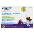 thumbnail image 3 of Equate Children's Loradatine Chewable Tablets 5mg, Grape, 30 Ct, 3 of 10