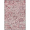 thumbnail image 2 of Addison Rugs Chantille Indoor/Outdoor Traditional Damask Pink Washable Rectangle Rug, 5' x 7'6", 2 of 6