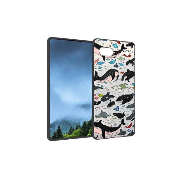 Compatible with Google Pixel 6A Phone Case, Whales-9 Case Men Women, Flexible Silicone Shockproof Case for Google Pixel 6A