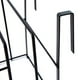 thumbnail image 5 of Estante montado en la pared sin perforaciones, soporte para tabla de cortar, armario creativo, estantes de hierro, estante para gabinete de cocina para baño, cocina (negro), 5 of 6