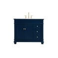 thumbnail image 3 of 42 inch Single Bathroom Vanity set in Blue, 3 of 8
