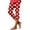 Red, variant on Womens Capris, Audhol Women's Fashion Spring Summer Casual 7/8 Length Legging Capri Leggings for Women Black L