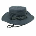 thumbnail image 4 of Glory Max Bucket Boonie Hat with Neck Flap Cover Sun Safari Wide Brim Fishing Cap Dark Gray, 4 of 6