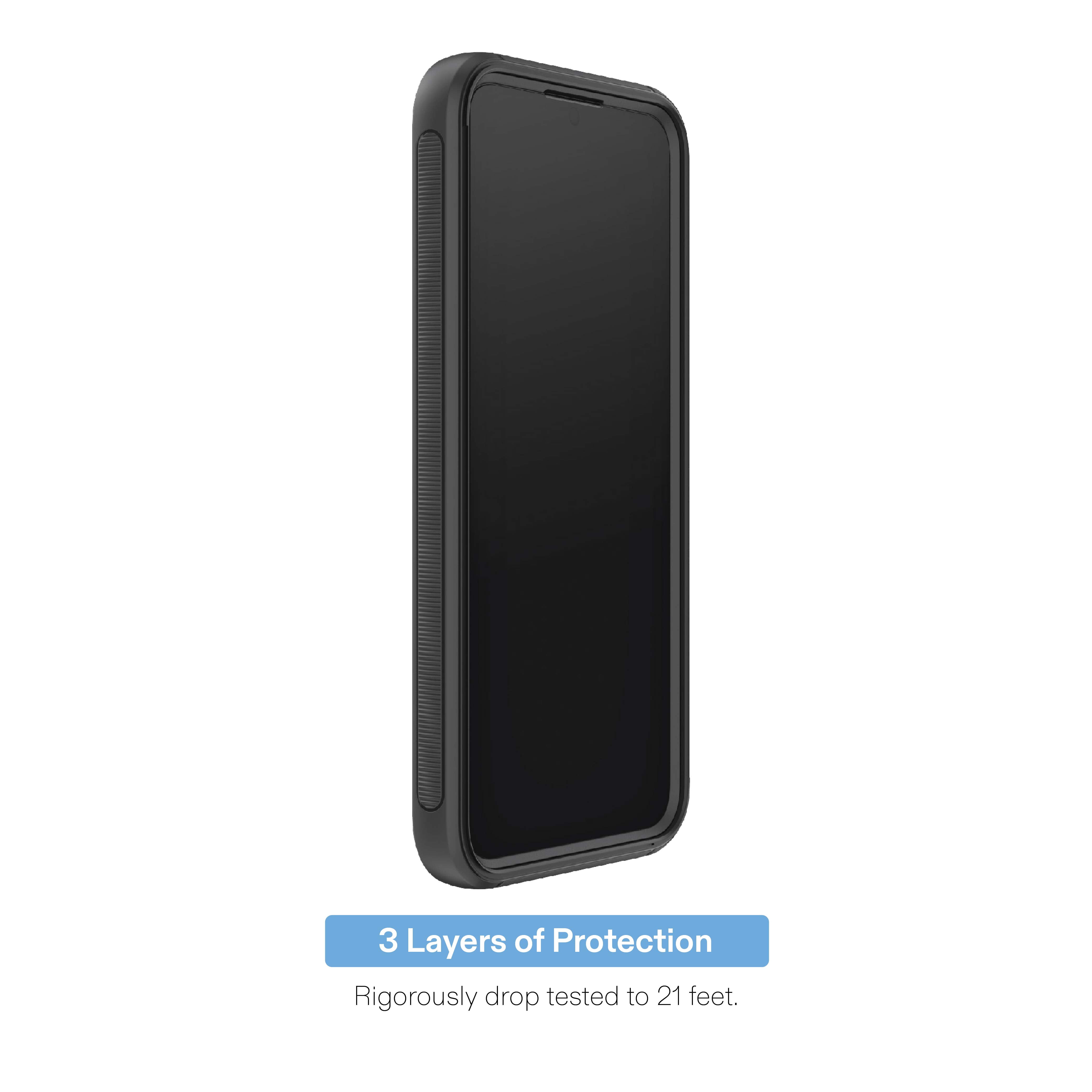 onn Rugged Phone Case for Samsung Galaxy A14 5G - Black