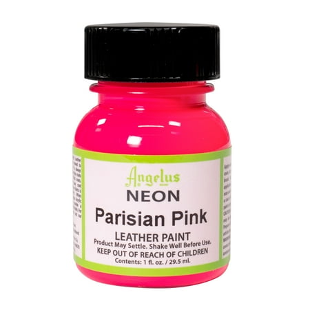 UPC: 0086366711231 | Angelus® Neon Leather Paint 1 oz. Parisian Pink