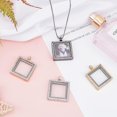 thumbnail image 4 of 4Pcs Square Wedding Bouquet Charm Rhinestone Photo Charm Pendants Wedding Bouquet Charm Bridal Charm Bride Angel Charm Memorial Photo Charm Photo Pendant, 4 of 6