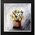 thumbnail image 2 of Chapman, Marcy 12x12 Black Modern Framed Museum Art Print Titled - Spring Bouquet, 2 of 5