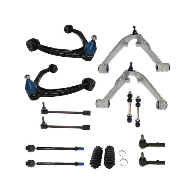 Front and Rear Control Arm Ball Joint Tie Rod and Sway Bar Link Kit