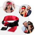 thumbnail image 4 of Cubierta de Ojos Vogacara 2 Piezas Cosplay Corbata Banda Sexy Suave Venda de los Ojos 150 cm, 4 of 6