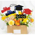 thumbnail image 6 of 24 Pcs Double Sided 2025 Graduation Party Centerpiece Sticks, Graduation Table Decorations for Class of 2025 (Blue), 6 of 7