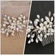 thumbnail image 5 of KAKOWELY Elegante peineta de cristal para novia, peineta de perlas, accesorio para el cabello de novia para boda, 5 of 5