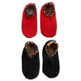 thumbnail image 3 of HONITANO 2Pairs Sock Slippers Flannel Floor Socks Anti-slip Warmth Comfortable Wear Indoor Use, 3 of 8