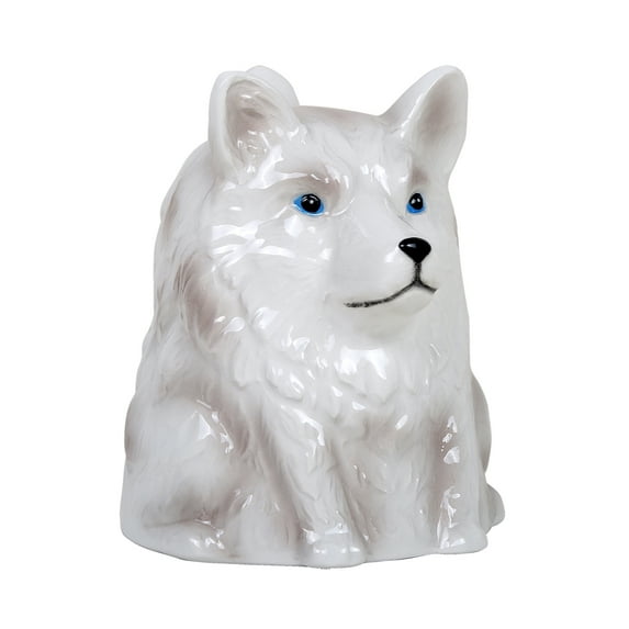 Pacific Giftware Topsy Turvy White Majestic Wolf 11oz Coffee Mug Adorable Mug Upside Down Tea Home Office Decor