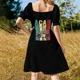 thumbnail image 5 of Vestido de desayuno con huevos y tocino, vestido para mujer, vestidos de verano para mujer, 5 of 7