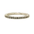 thumbnail image 2 of 1/2ct Raw Treated Black Diamond Prong Set Eternity Ring 14K Yellow Gold, 2 of 3