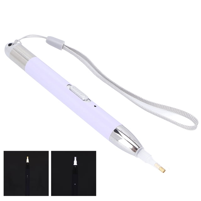 Juego de Bolígrafos de Pintura de Diamante Bolígrafo de Luz de Pintura de Diamante con 6 Cabezas de Bolígrafo de Repuesto para Arte de Uñas Manualidades de Pintura DIY ANGGREK Otros