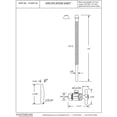 thumbnail image 2 of Westbrass 12" Bendable Corrugated Faucet and Toilet Supply Kit with Cross Handle Angle Stop, Polished Chrome, 2 of 9