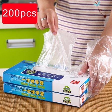 

200PCS Disposable Gloves Plastic Gloves Eco-friendly Gloves Kitchen Tools