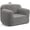 Grey, variant on Kids Ultra-Soft Snuggle Foam Filled Chair, Toddler Cuddly Sherpa Reading Couch for Boys and Girls, Light Grey