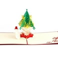 thumbnail image 4 of Bangcool Christmas Card Cute 3D Hollow-out Tree Pop up Card Greeting Card with Envelope, 4 of 8
