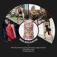 thumbnail image 7 of Fotbe Cute Doodles Womens Loose Fit Casual Flowy Slim-Fit Tank Tops Athletic Round Neck Trendy Sleeveless Summer Tops for Gym and Yoga-XX-Large, 7 of 7