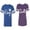 Men Royal / Women Purple, variant on Fashion King Queen Matching Couple Cotton Jerseys (Men Royal / Women Black) (Men S / Women S)