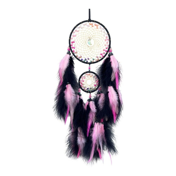 deevoka Dreamcatcher Wall Decor Decorative Dreamcatcher for Party Home Birthday Gift pink