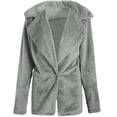 thumbnail image 4 of Womens Faux Fur Jacket Sherpa Warm Fleece Fuzzy Coat Open Front Long Sleeve Flurry Winter Fashion Clothes 2026, 4 of 5