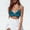 Blue, variant on Women's Tennis Tanks Women's Sequin Performance Hot Top DS Nightclub Stage Edge Sling Blue M