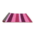 thumbnail image 2 of Ahgly Company Indoor Round Abstract Pink Modern Area Rugs, 6' Round, 2 of 4
