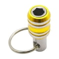 thumbnail image 3 of Fearlessin 1/4 Hex Shank Keychain Tool Hanging Socket Accessory Small Size Extension Bar Bit Screwdriver Adapter Bits Drill Holder Yellow, 3 of 6