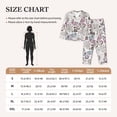 thumbnail image 6 of Ocsxa Women 2 Piece Floral Pajamas Lounge Set Vintage Butterflies Loungewear, 6 of 9