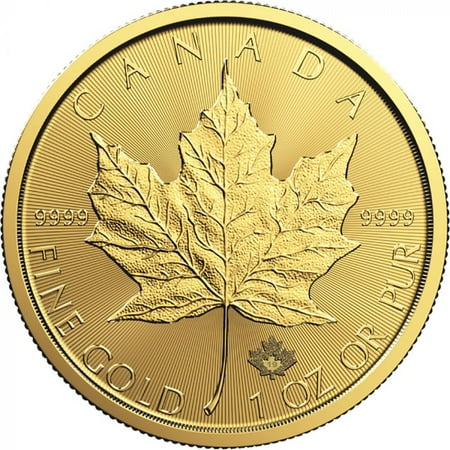 Canadian One Cent Coins - 2019 1 oz Canadian Gold Maple Leaf Coin BU
