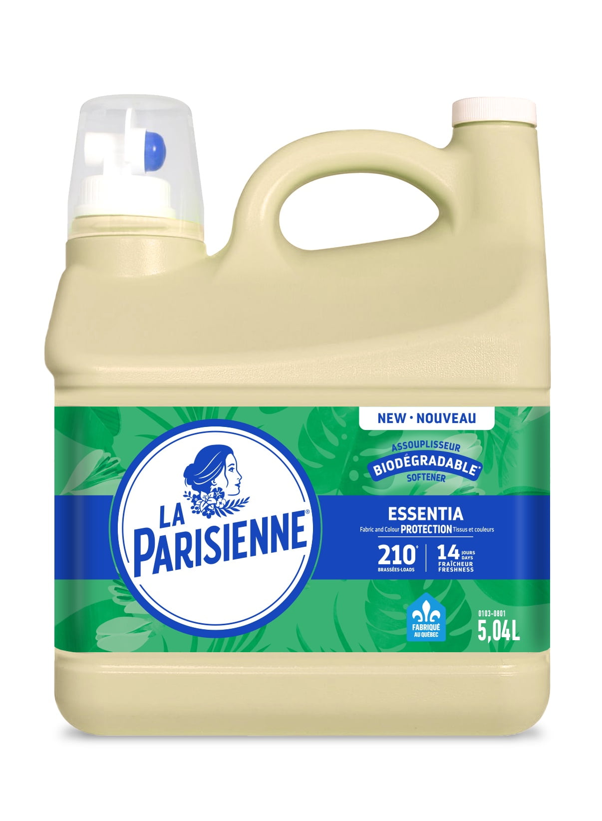 La Parisienne Fabric Softener, Essentia, 5,04L, 210 Wash Loads, Fabric Softener 210 wash loads