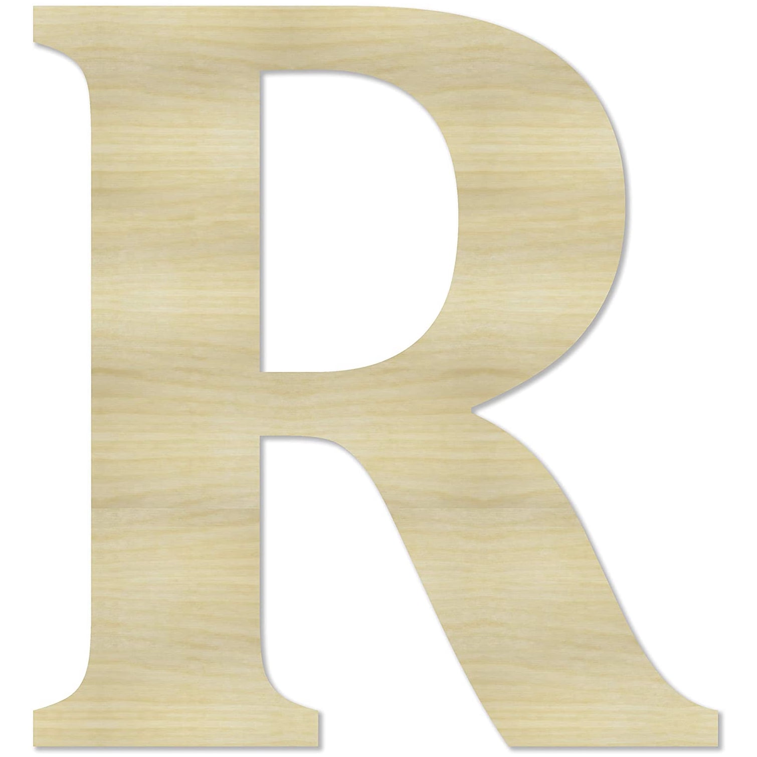 Wooden Letters & Numbers - Wooden Letter R - 4