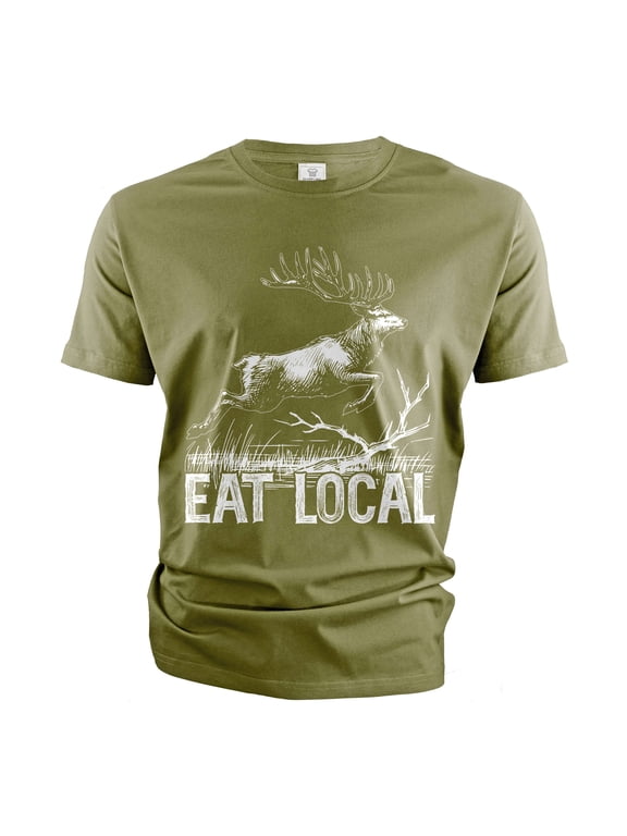 Mens Hunting Shirt Funny Hunting Tee Deer Joke Shirt Hunter Gifts Hunting Shirt For Men Him (XX-Large Military Green)