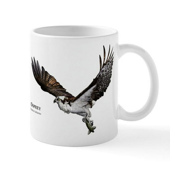 CafePress - Osprey Mug - 11 oz Ceramic Mug - Novelty Coffee Tea Cup