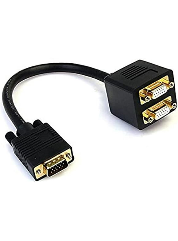 StarTech.com VGASPL1VV 1 ft VGA to 2X VGA Video Splitter Cable  M/F
