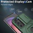 thumbnail image 5 of Dteck Magnetic Case for Galaxy A05S, Compatible with MagSafe with Ring Kickstand Military Grade Drop Protection Cover Case for Samsung Galaxy A05S,Darkgreen, 5 of 6
