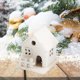 thumbnail image 5 of 3x LED Wooden Snowflake House Miniature Xmas Ornament for Christmas Gloria Casa de miniaturas, 5 of 9
