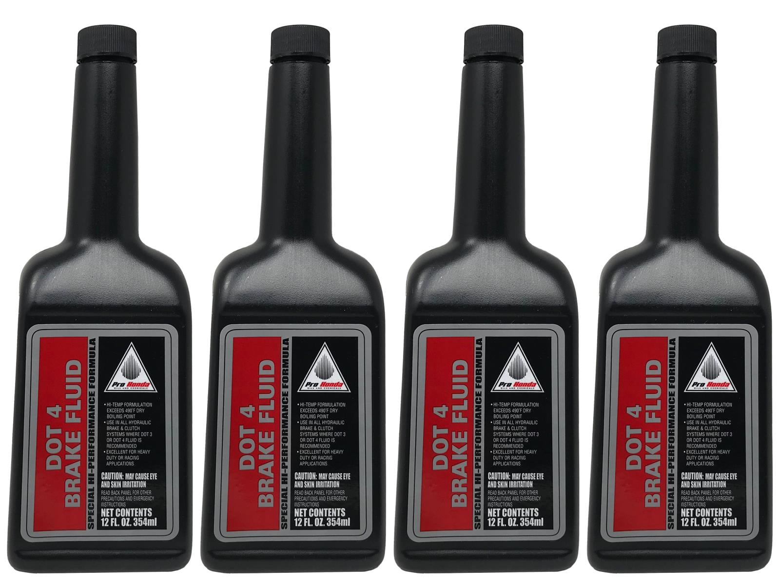 Honda Genuine OEM DOT 4 Brake Fluid 082030004 4 Pack