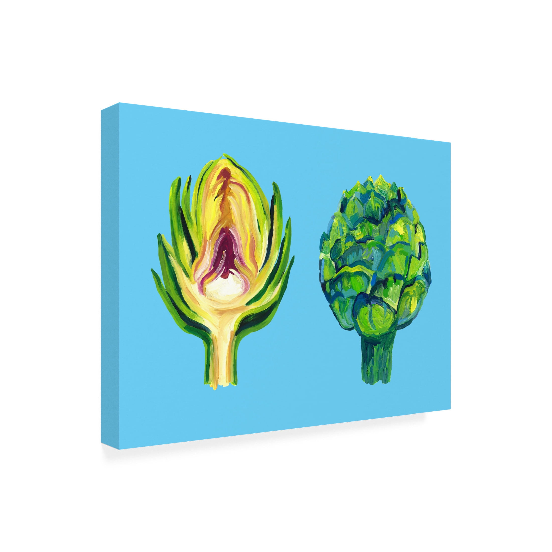 Trademark Fine Art Alice Straker  Artichokes Canvas Wall Art