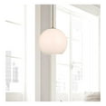 thumbnail image 2 of Living District Baxter 14 Inch Pendant Frosted White Shade in Satin Gold, 2 of 9