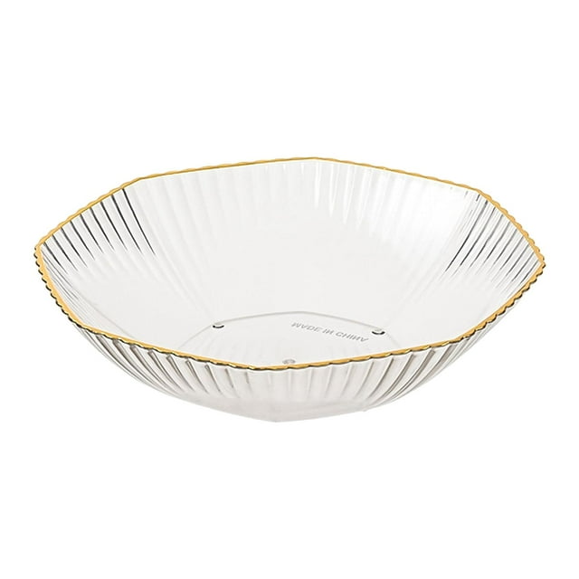 Plato de resina para servir, platos de boda y fiesta, plato de fruta, plato de ensalada para centro de mesa, joyería, maquillaje, decoración de Claro