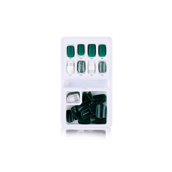 Juego de pegamento en las uñas Minnieouse Tipo 7 F635 Color sólido