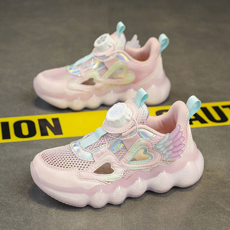 Kids Mesh Sneakers Girls Casual Shoes Unisex-Child Lightweight