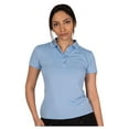 thumbnail image 3 of Island Green Womens Classic Micro Pique Golf Polo Shirt, 3 of 4